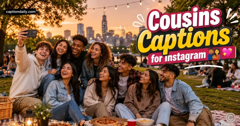 Cousins Captions for Instagram