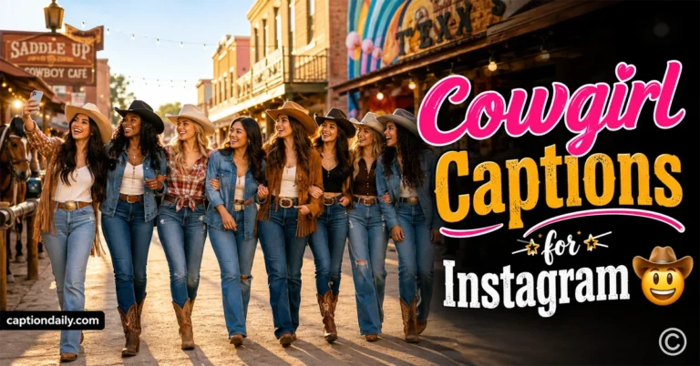 Cowgirl Captions for Instagram