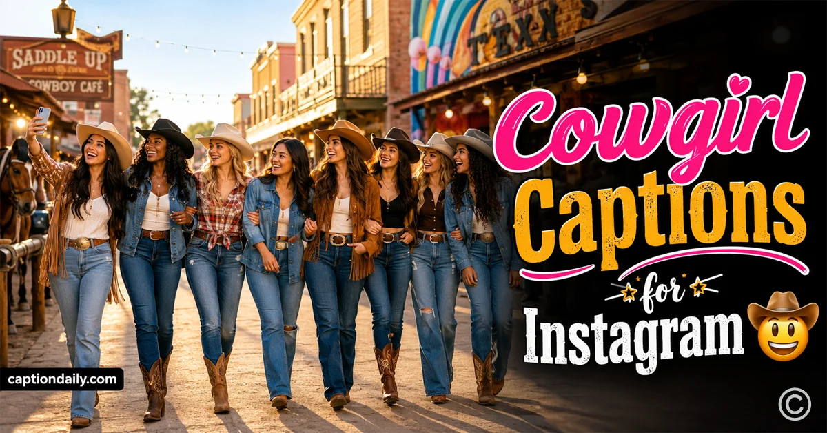 Cowgirl Captions for Instagram