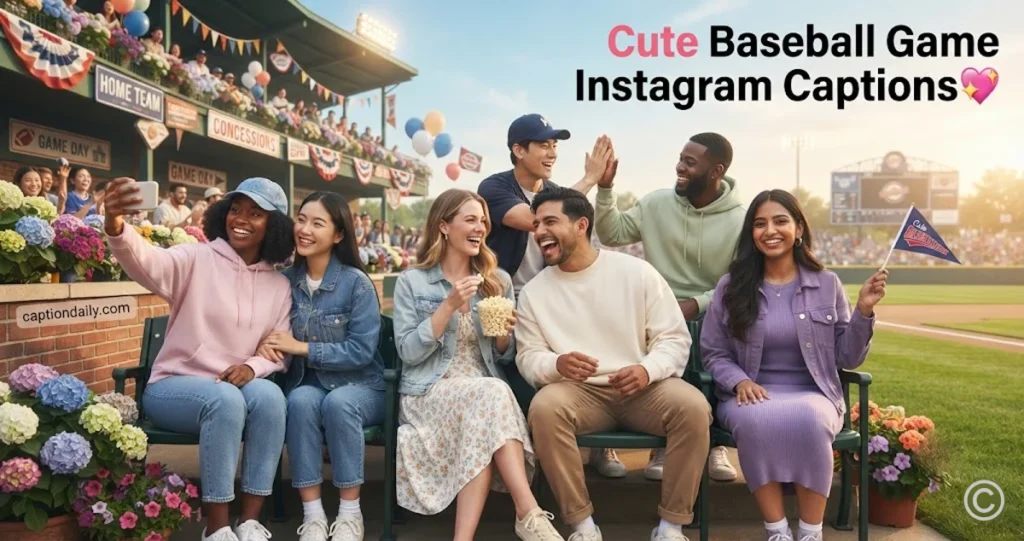 Cute Baseball Game Instagram Captions