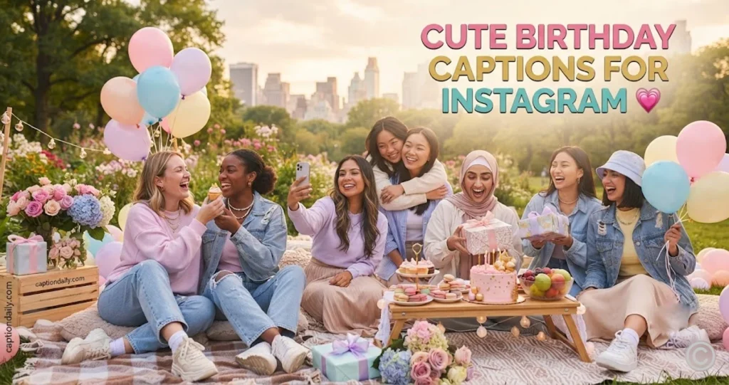Cute Birthday Captions for Instagram 