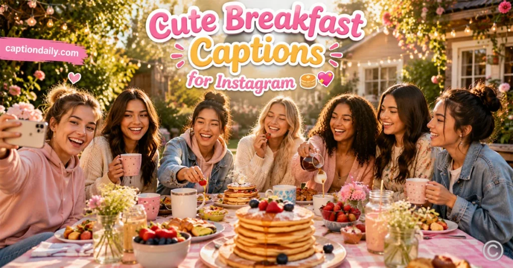 Cute Breakfast Captions for Instagram