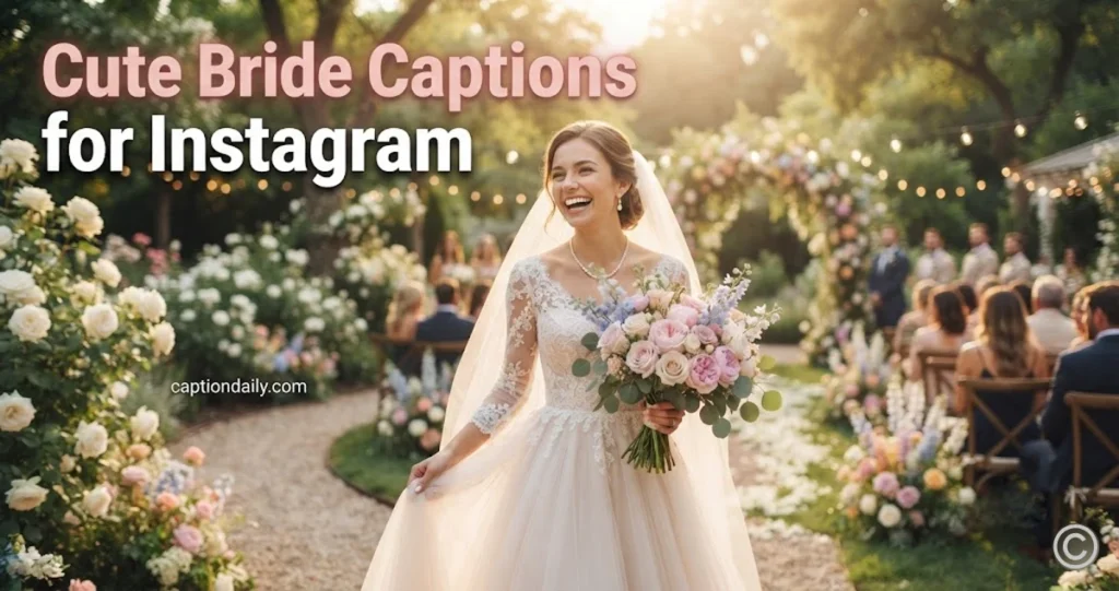 Romantic Bride Captions for Instagram