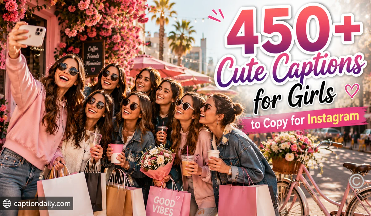 Cute Captions for Girls