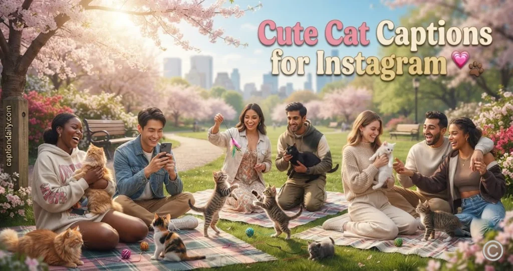 Cute Cat Captions for Instagram