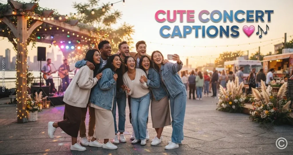 Cute Concert Captions