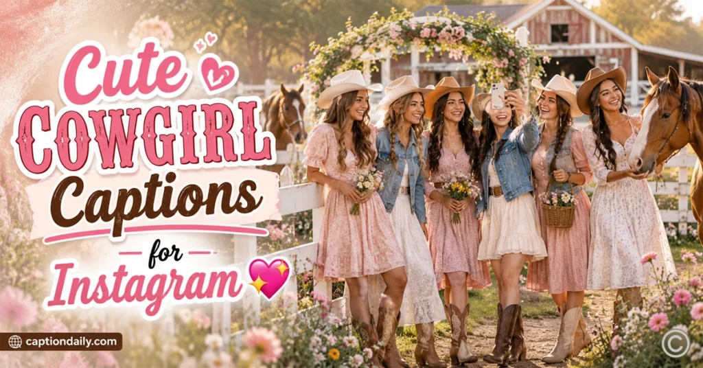 Cute Cowgirl Captions for Instagram