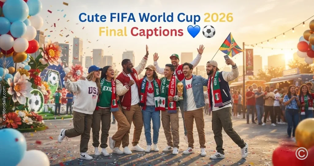 Cute FIFA World Cup 2026 Final Captions 