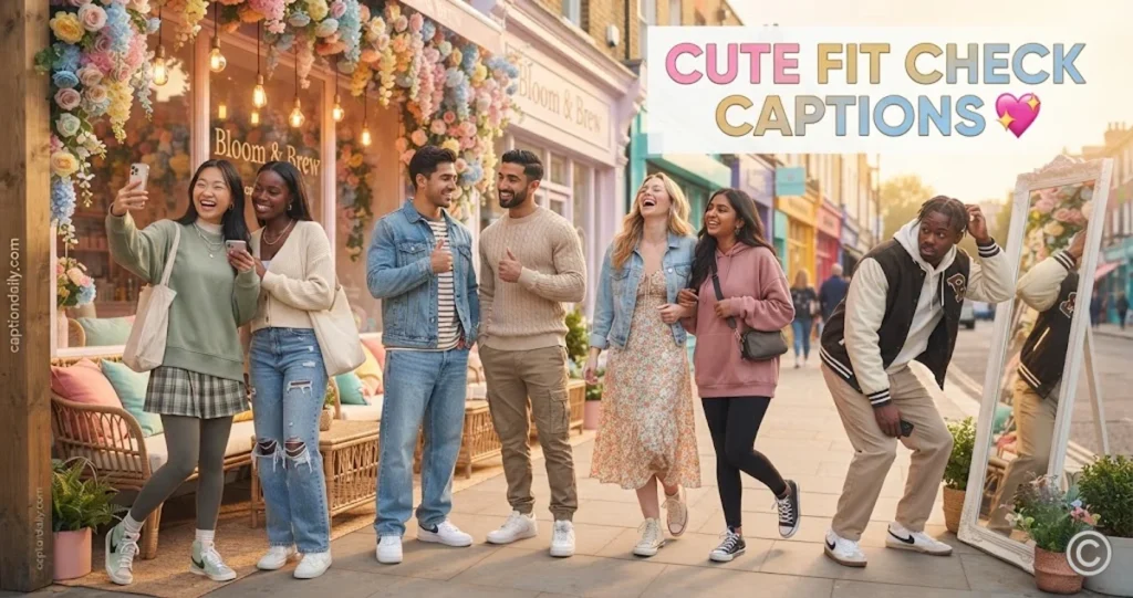 Cute Fit Check Captions