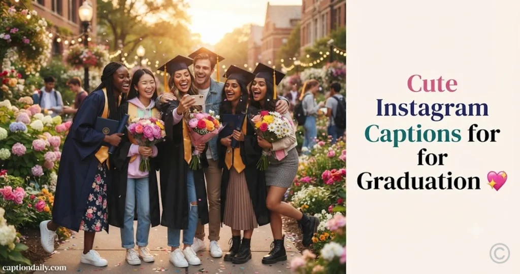 Cute Instagram Captions for Graduation 