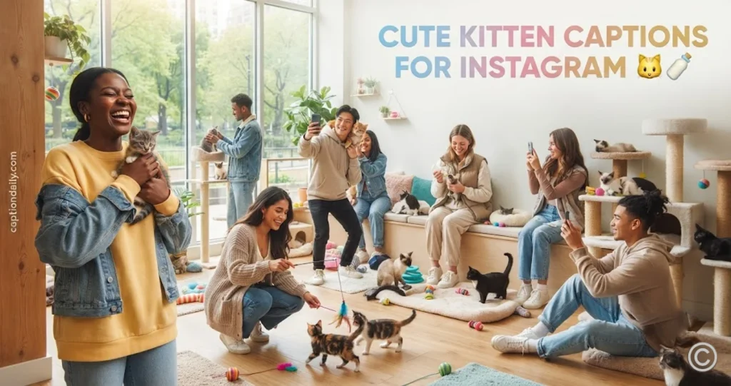 Cute Kitten Captions for Instagram