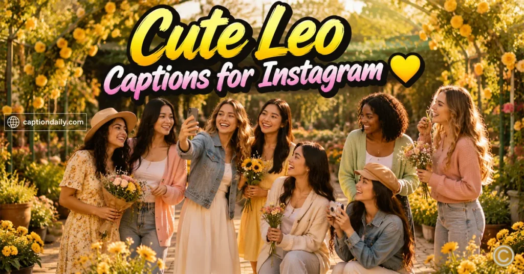 Cute Leo Captions for Instagram