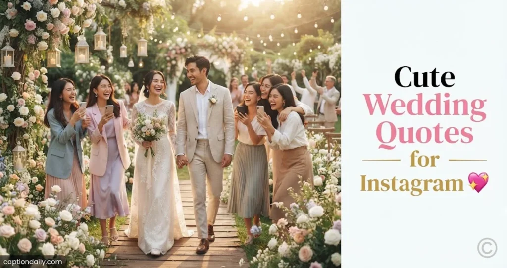 Cute Wedding Quotes for Instagram