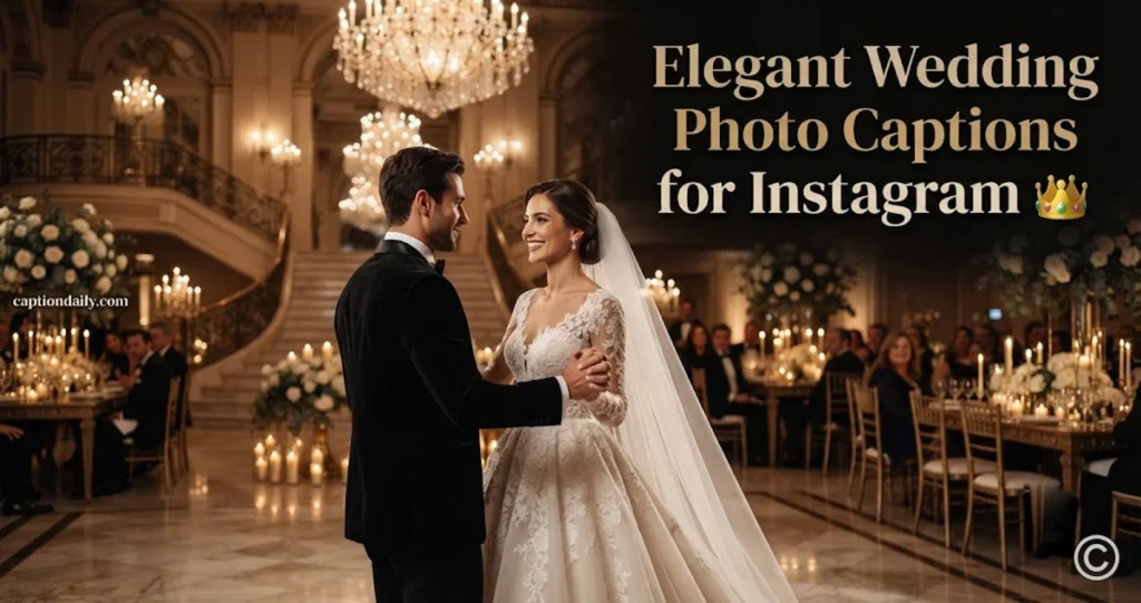 Elegant Wedding Photo Captions for Instagram 