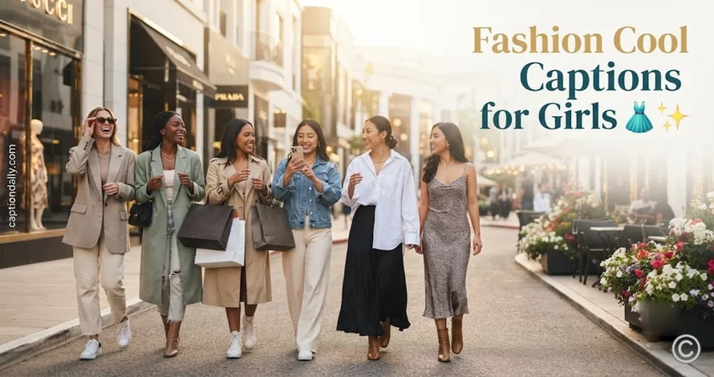 Fashion Cool Captions for Girls
