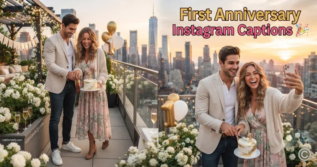 First Anniversary Instagram Captions