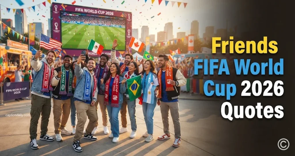 Friends FIFA World Cup 2026 Quotes