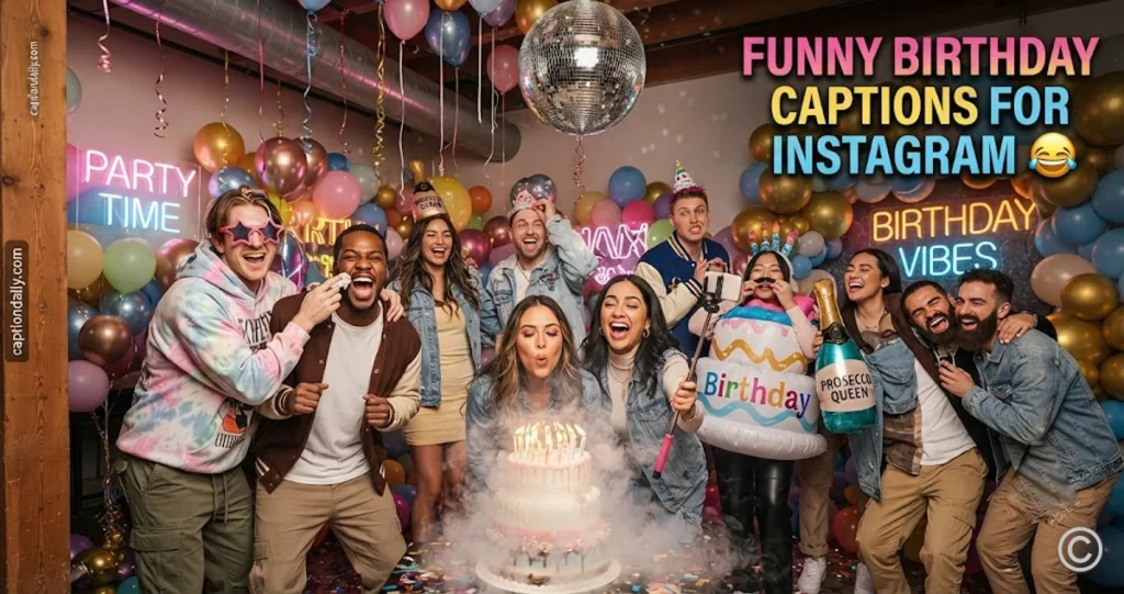 Funny Birthday Captions for Instagram