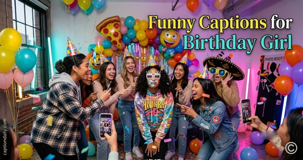 Funny Captions for Birthday Girl