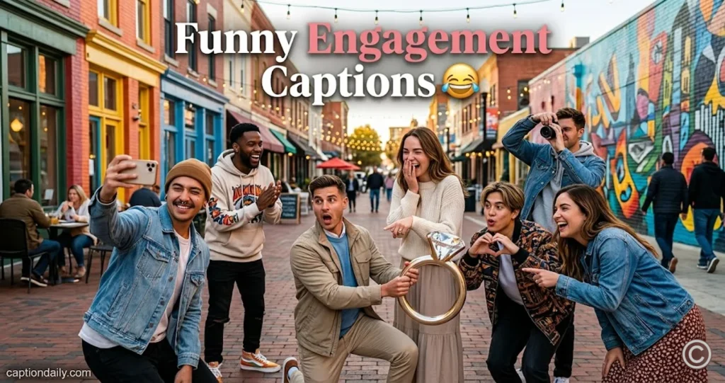 Funny Engagement Captions