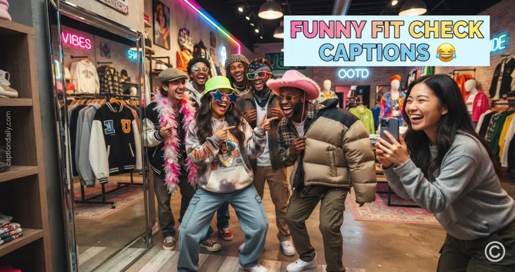 Funny Fit Check Captions 