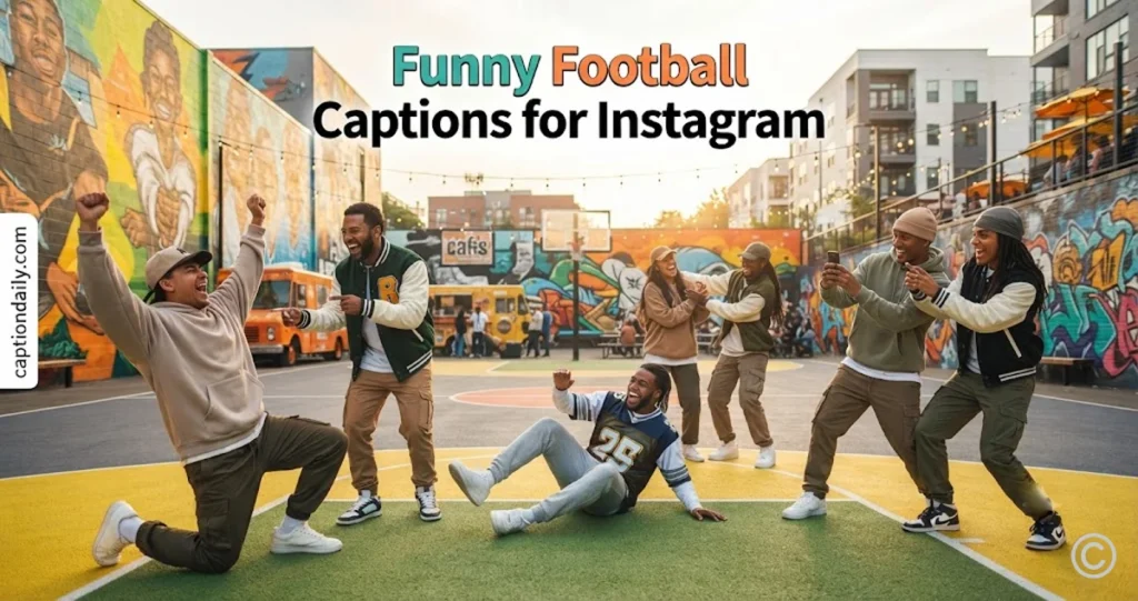 Funny Football Captions for Instagram