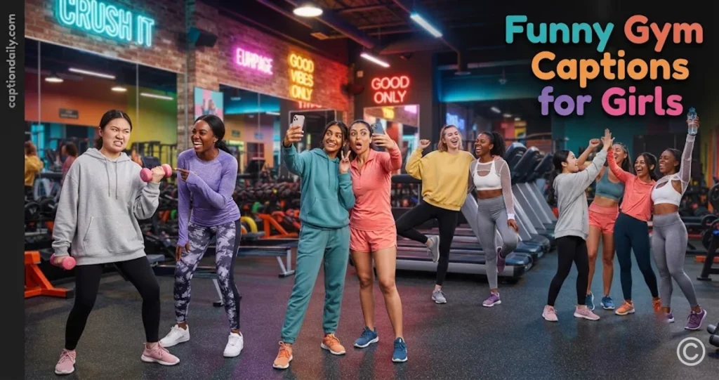 Funny Gym Captions for Girls