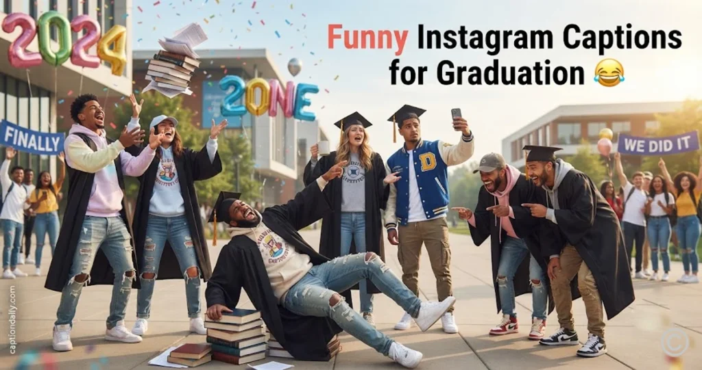 Funny Instagram Captions for Graduation