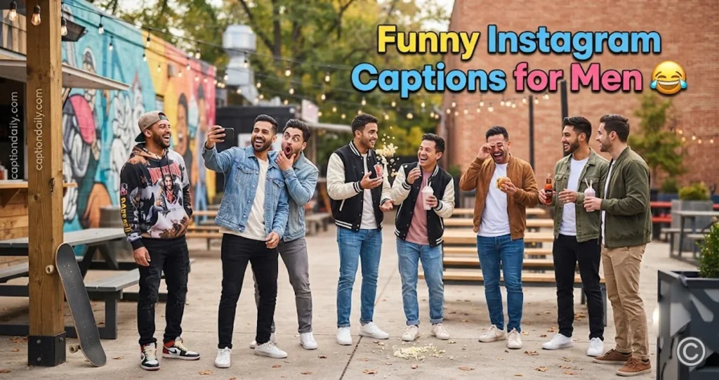 Funny Instagram Captions for Men 