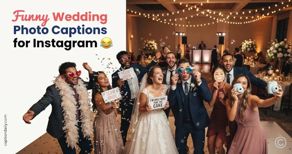 Funny Wedding Photo Captions for Instagram