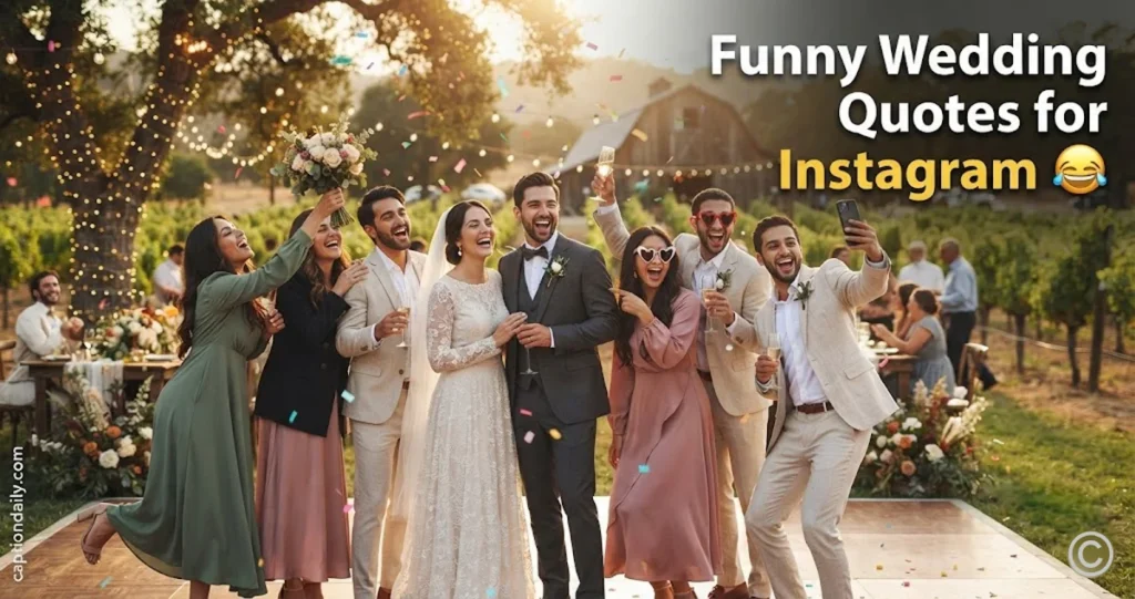 Funny Wedding Quotes for Instagram 