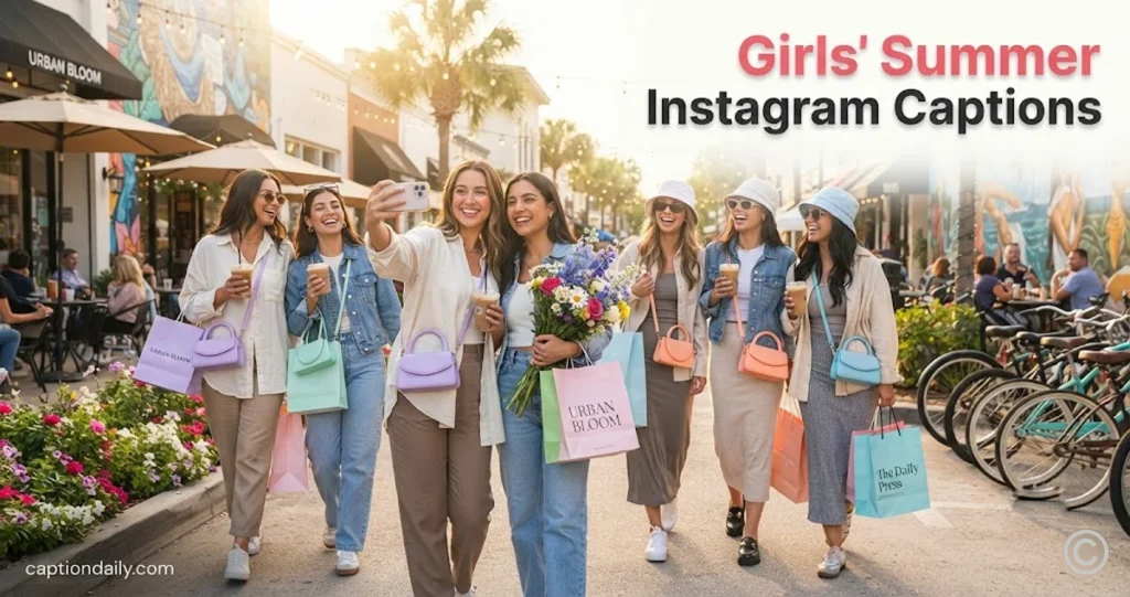 Girls' Summer Instagram Captions