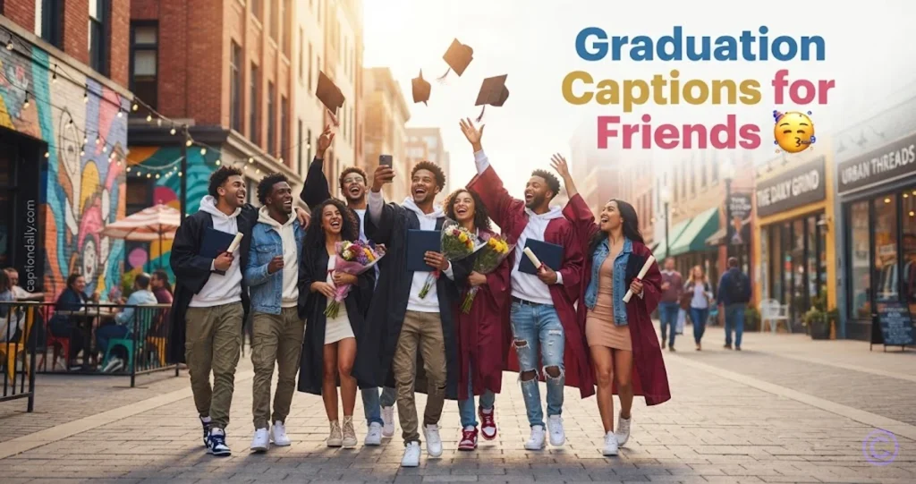 Graduation Captions for Friends