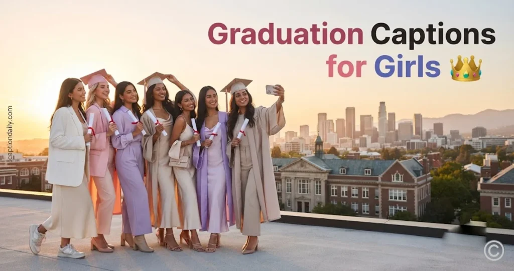 Graduation Captions for Girls