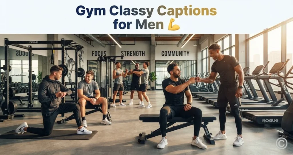 Gym Classy Captions for Men 