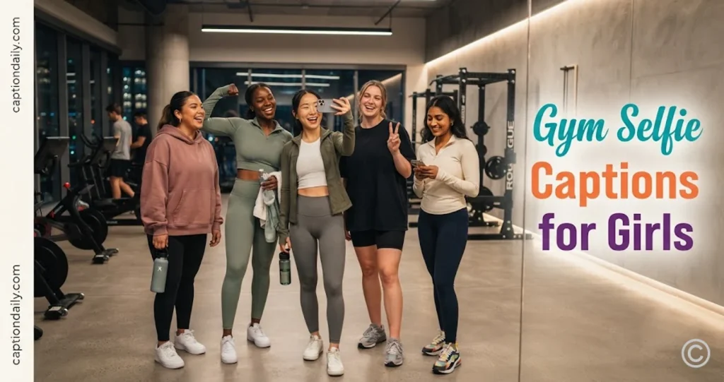 Gym Selfie Captions for Girls