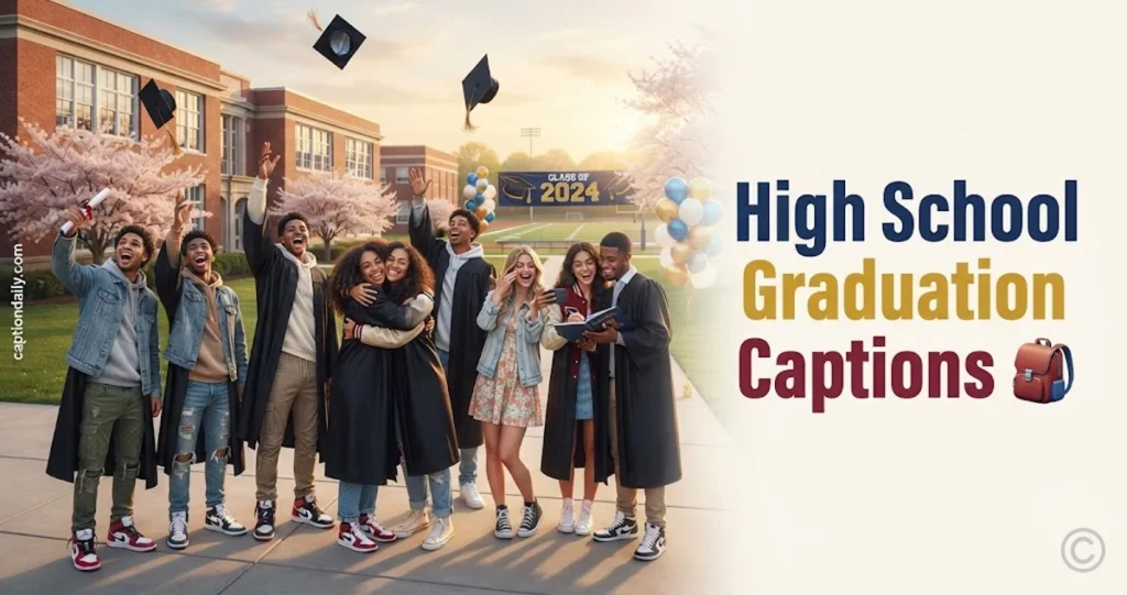 High School Graduation Captions 