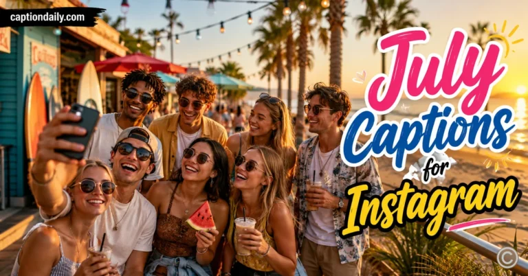 July Captions for Instagram