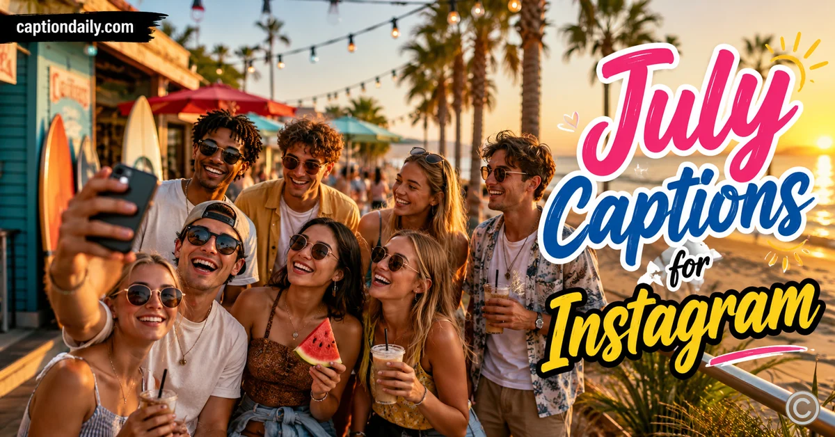 July Captions for Instagram