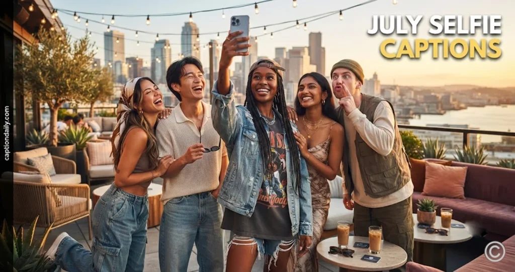 July Selfie Captions