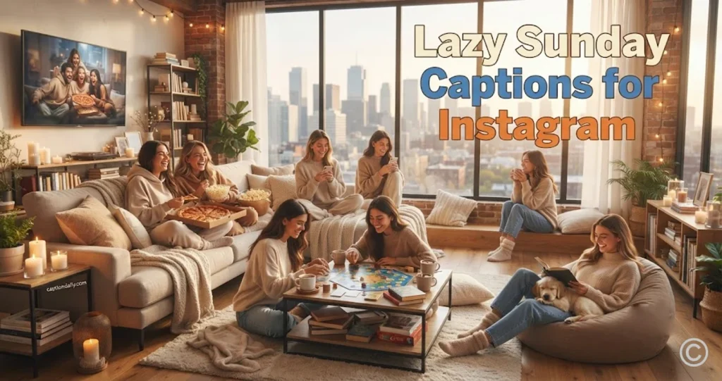 Lazy Sunday Captions for Instagram