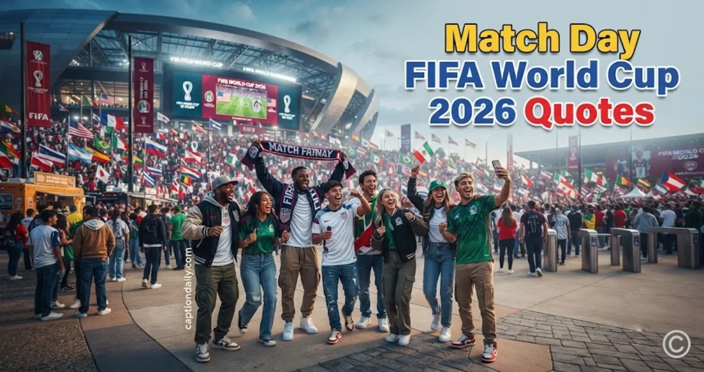 Match Day FIFA World Cup 2026 Quotes