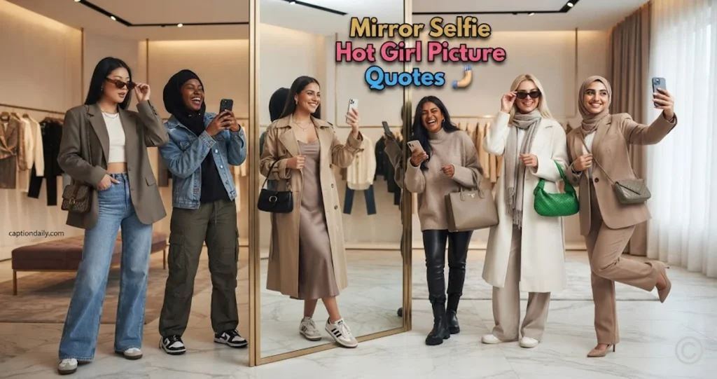 Mirror Selfie Hot Girl Picture Quotes