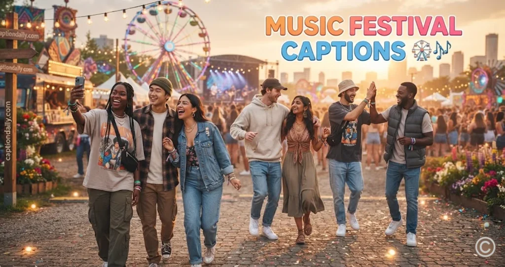 Music Festival Captions