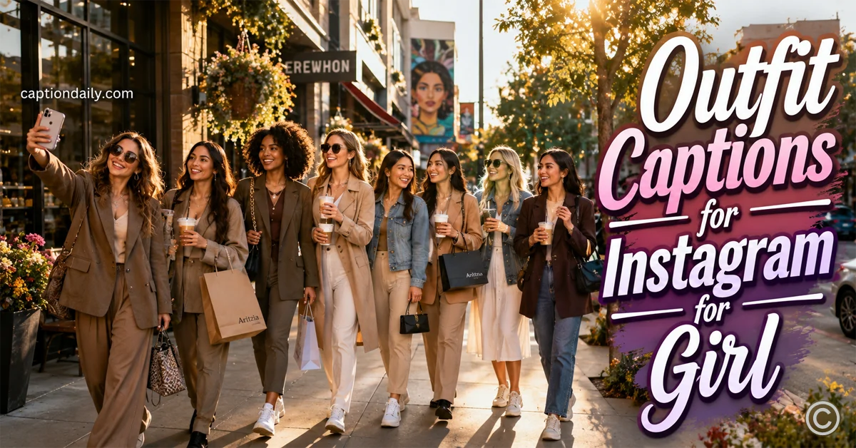 Outfit Captions for Instagram for Girl