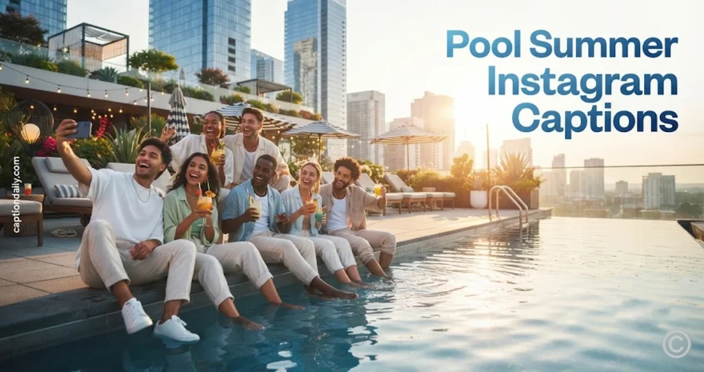Pool Summer Instagram Captions