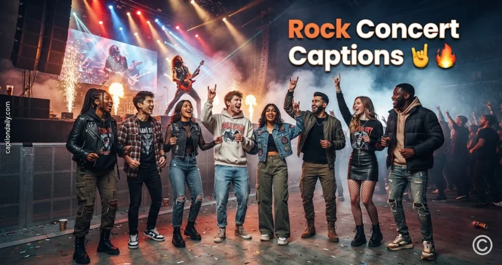 Rock Concert Captions