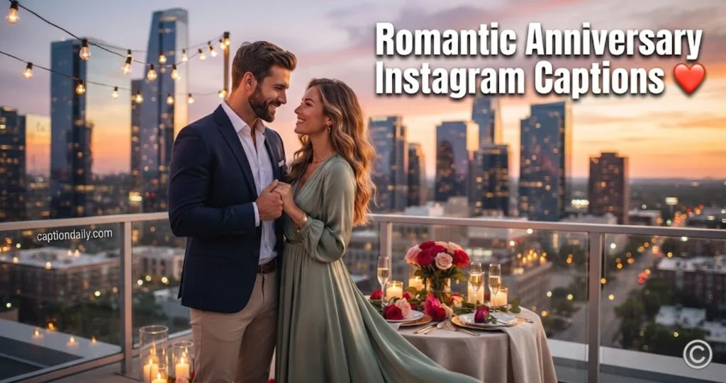 Romantic Anniversary Instagram Captions