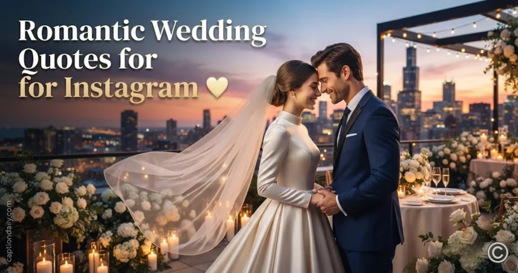 Romantic Wedding Quotes for Instagram 