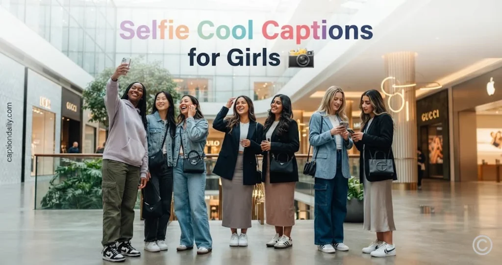 Selfie Cool Captions for Girls